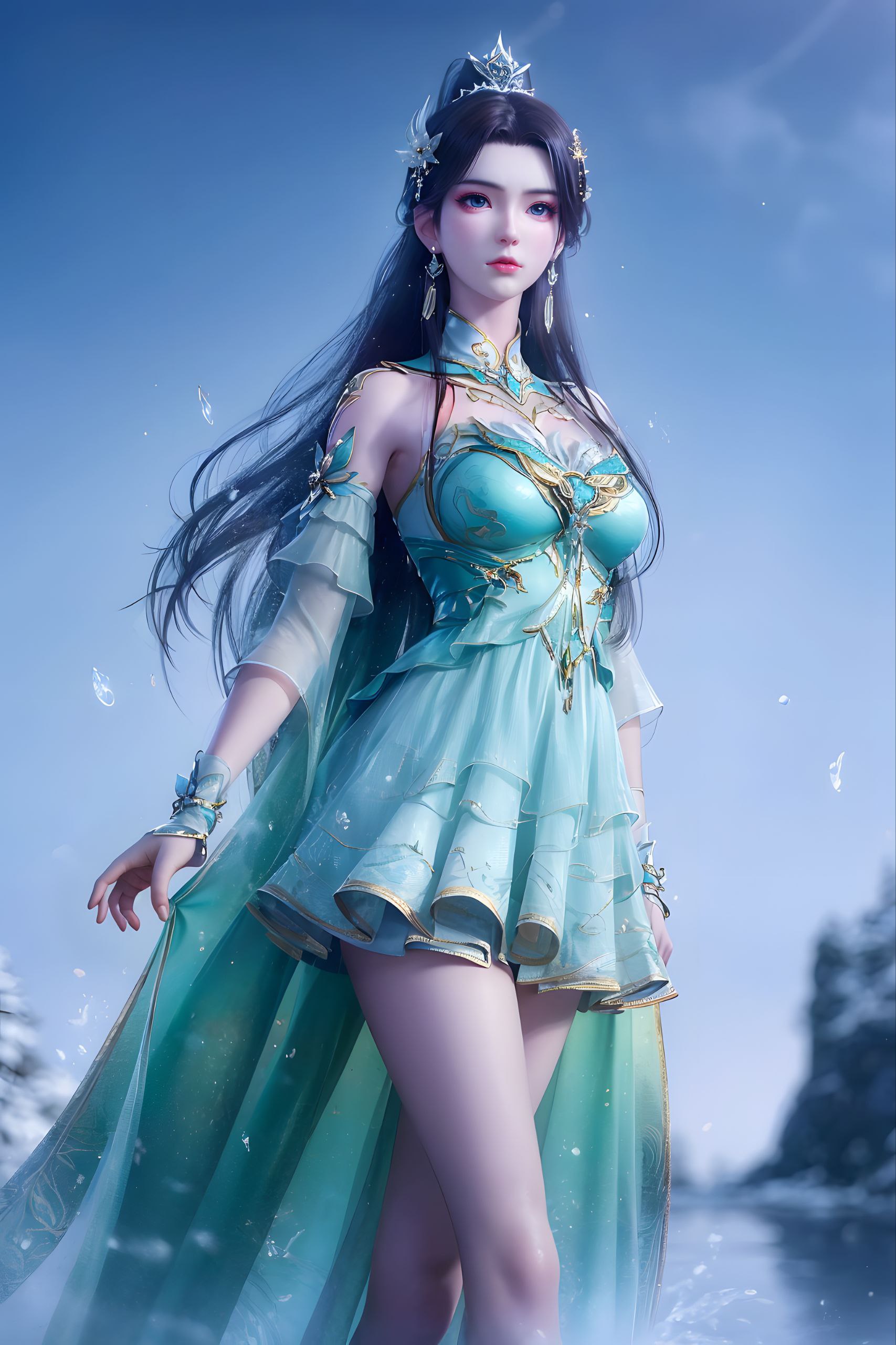 于是